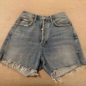 Levi's Blue Denim Cutoff Shorts